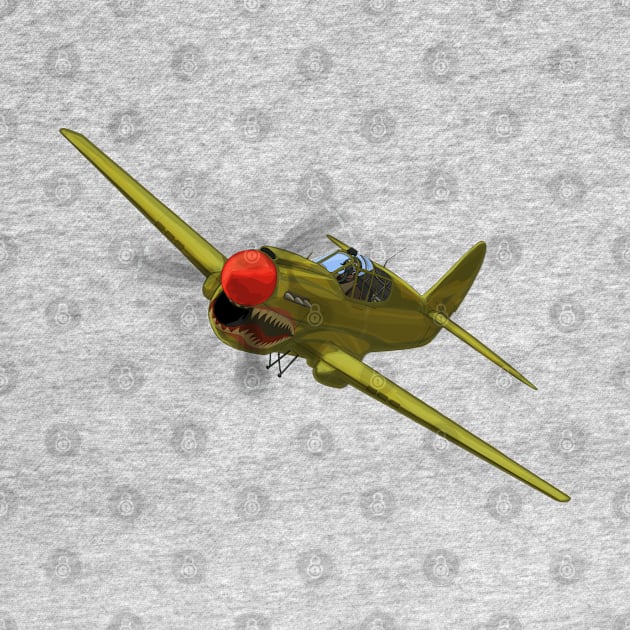 P-40 Fighter by betterblue